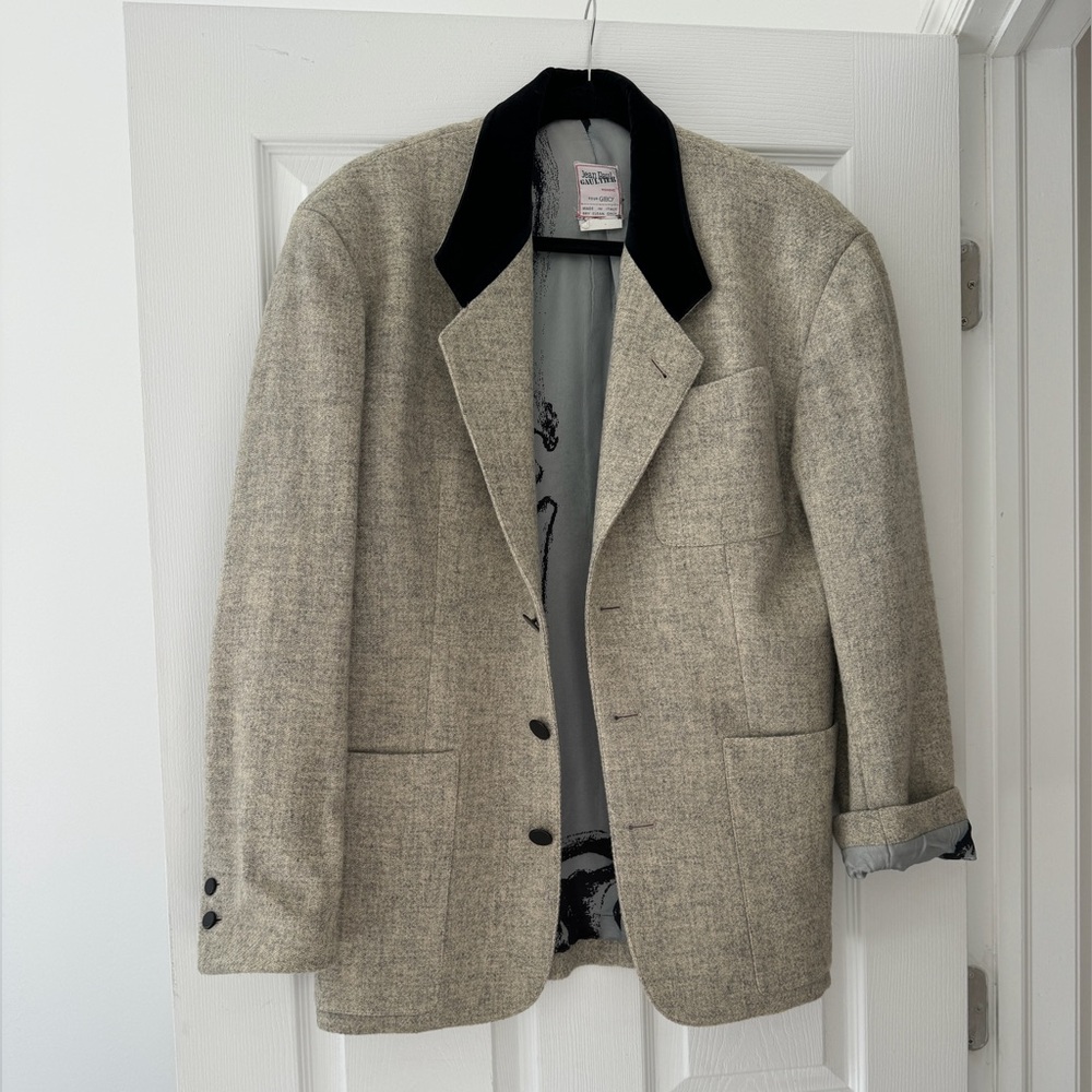 Vintage wool blazer by Jean Paul Gaultier from 90s